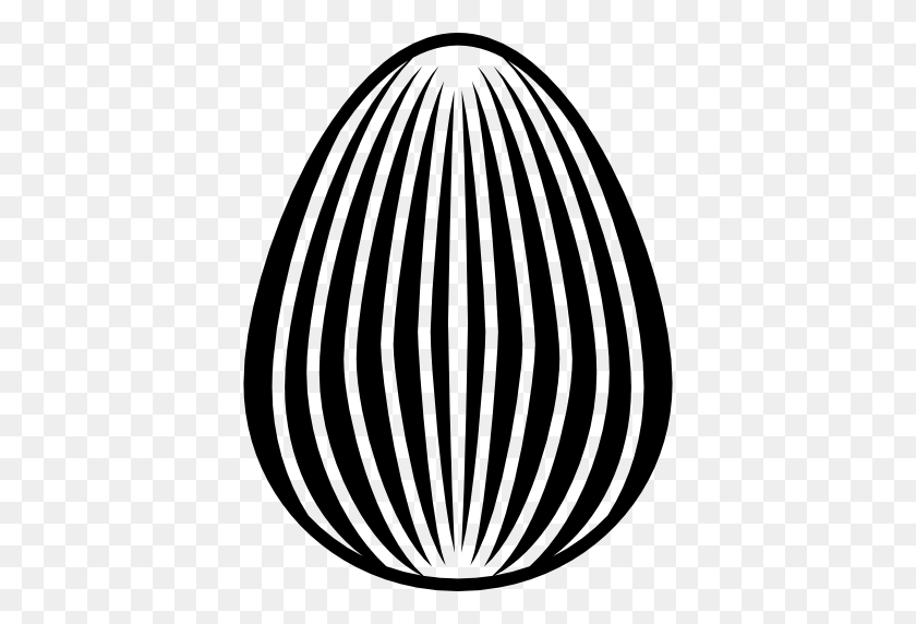 512x512 Easter Egg Of Elegant Design With Thin Vertical Lines - Vertical Lines PNG