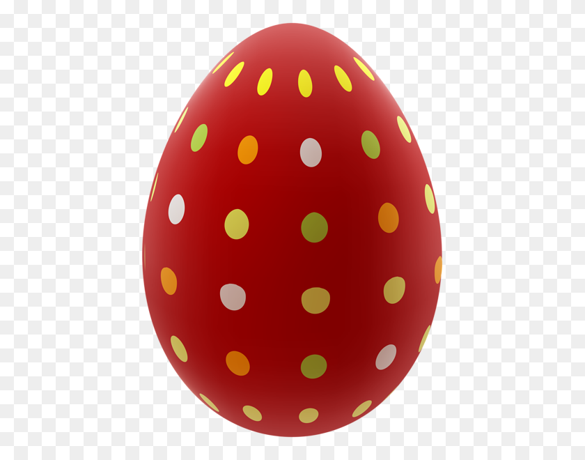 435x600 Easter Egg Red Png Clip Art - Dog Toy Clipart