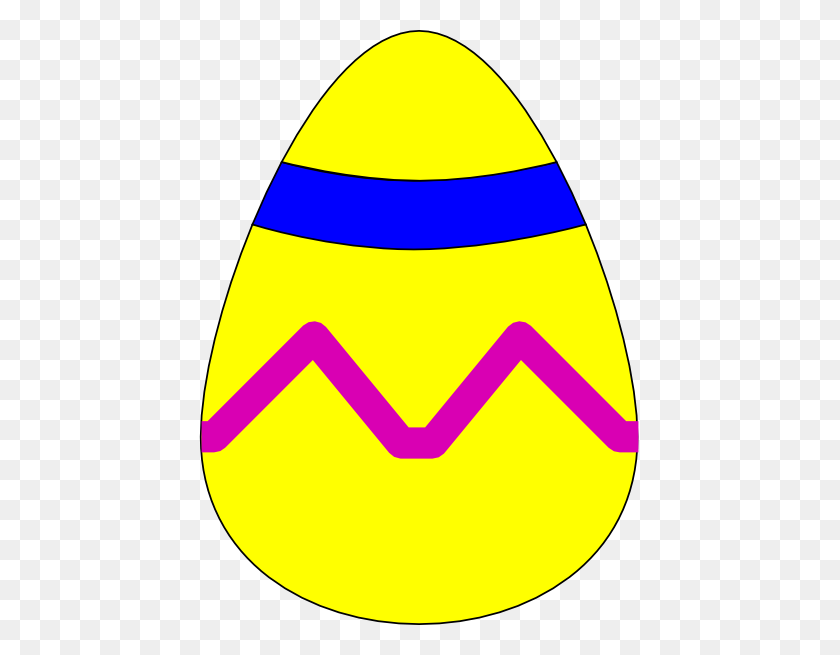 468x595 Easter Egg Yellow Clip Art - Easter Images Clip Art