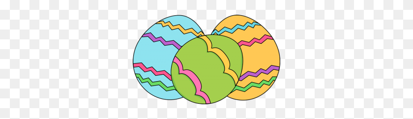 300x182 Easter Eggs Clip Art - Basket Of Eggs Clipart