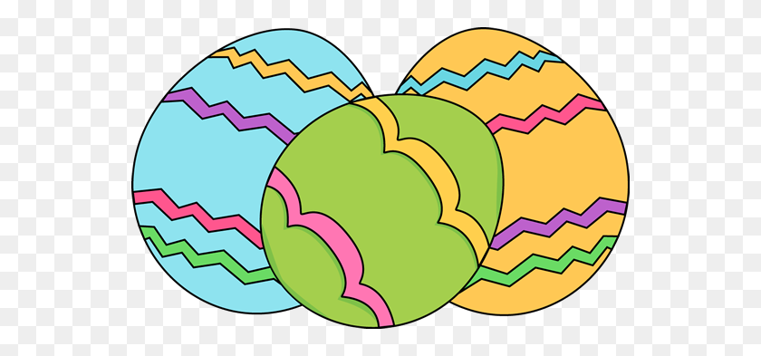 550x333 Easter Eggs Clipart - Zoom Clipart