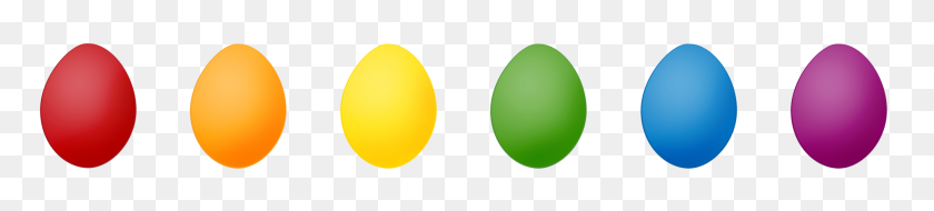 2134x358 Easter Eggs Png - Easter Background PNG