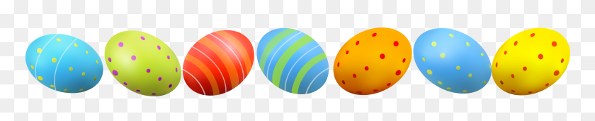 5053x730 Easter Eggs Png Transparent Easter Eggs Images - Thanksgiving Border PNG