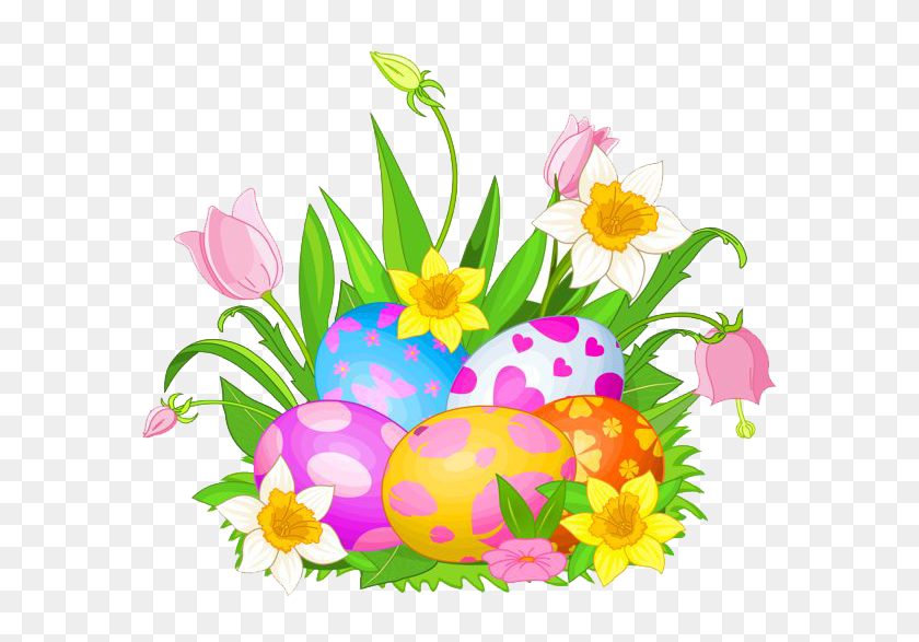 600x527 Easter Flower Png Transparent Images Free Download Clip Art - Easter Clipart PNG