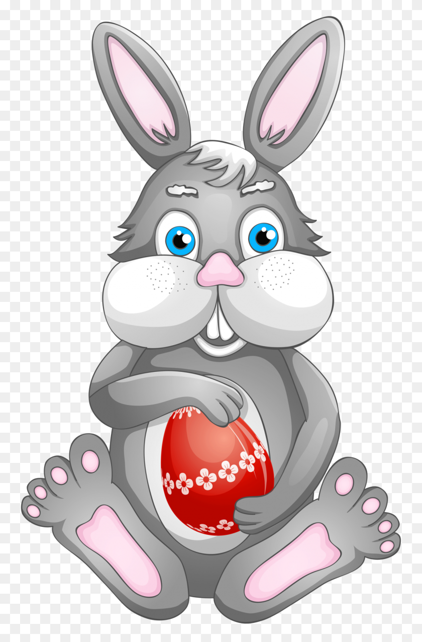 1266x1974 Easter Rabit Png Clip Art - Bunny Clipart PNG