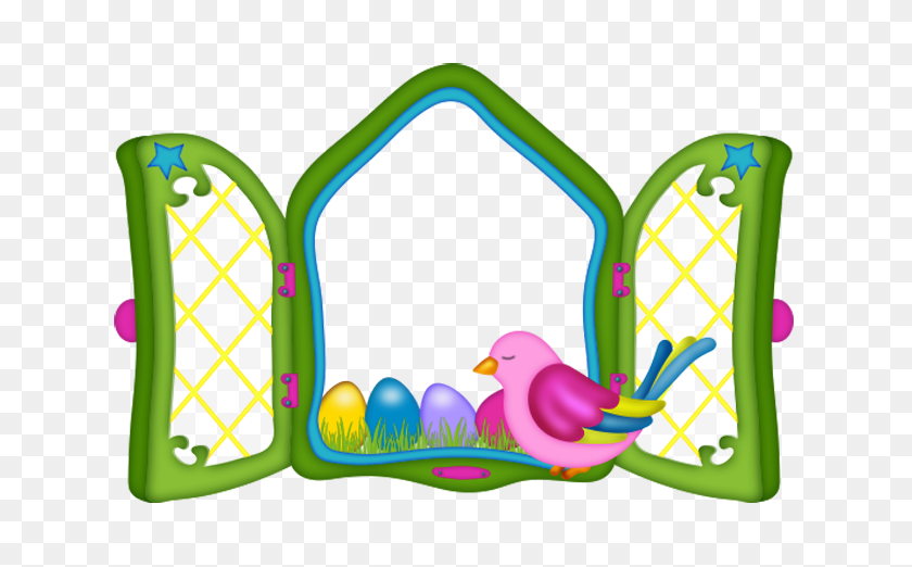 688x462 Easter Window With Eggs And Chicken Png Gallery - Window Clipart PNG