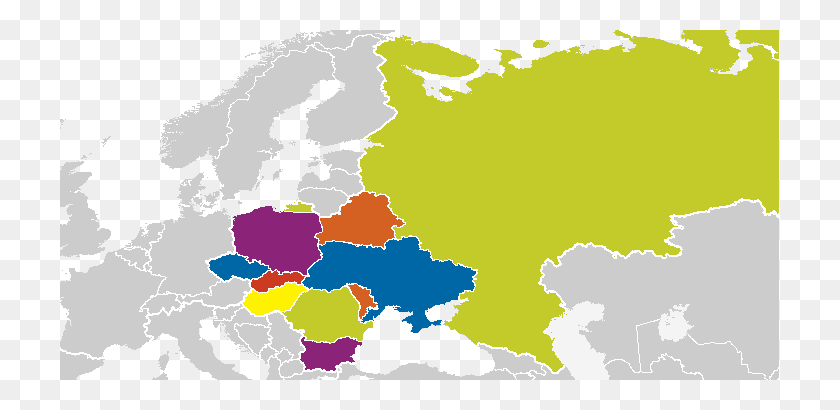 719x350 Этнолог Восточной Европы - Карта Европы Png