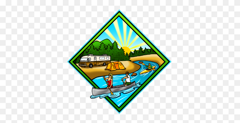 369x370 Eastern Slope Camping Area - Rv Camping Clipart
