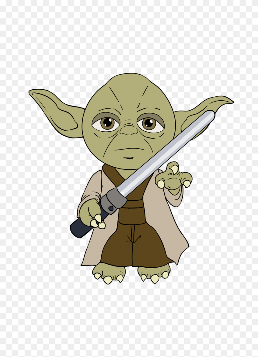848x1200 Guías De Dibujo Fáciles En Twitter Dibujar A Yoda Es Fácil Y Divertido - Yoda Png