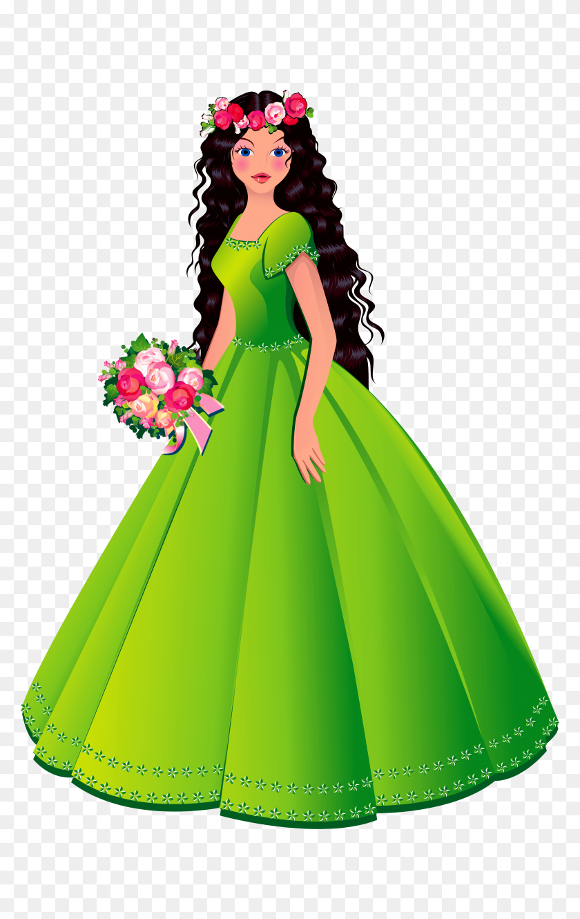 3440x5604 Easy Princess Dress Clip Art - Princess Dress Clipart