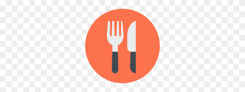 256x256 Eat Icon Flat - Eat PNG