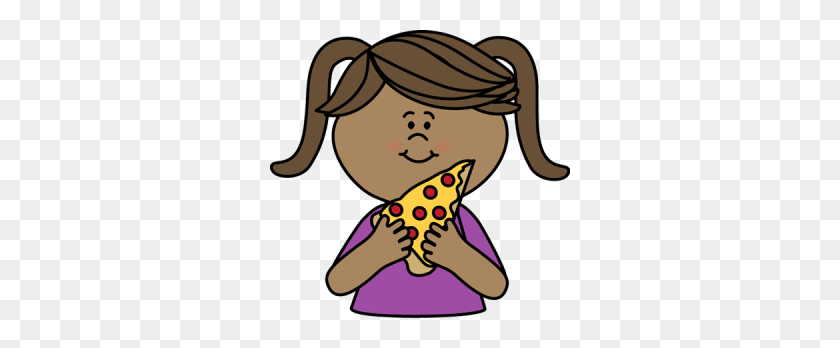 300x288 Eating Pizza Clipart Girl Eating Pizza Clip Art Girl Eating Pizza - Eating Pizza Clipart