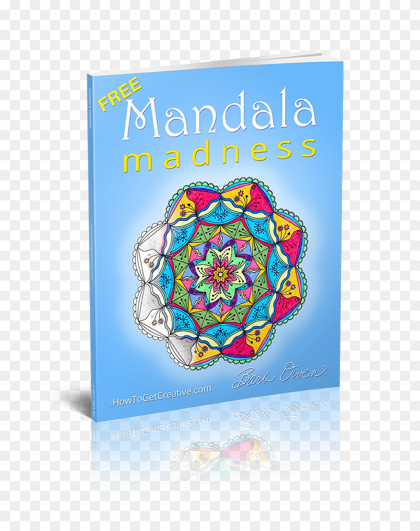 760x1000 Ebook Mandala Madness - Mandala Png