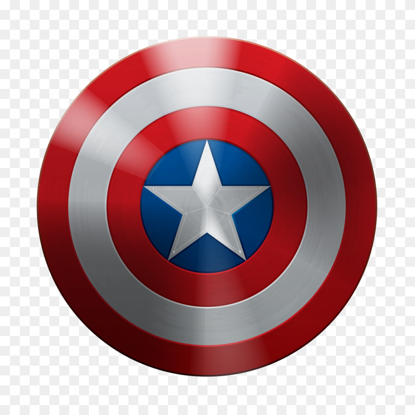 1024x1024 Ecellent Captin America Escudo De Imagen Png - Capitán Marvel Logo Png