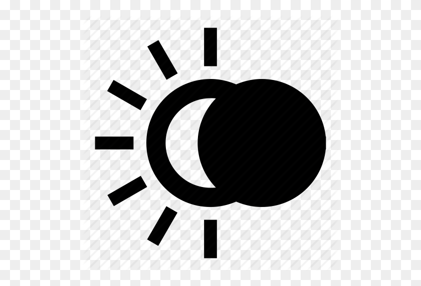 512x512 Eclipse, Planet, Solar, Solar Eclipse, Space, Sun, Weather Icon - Eclipse PNG