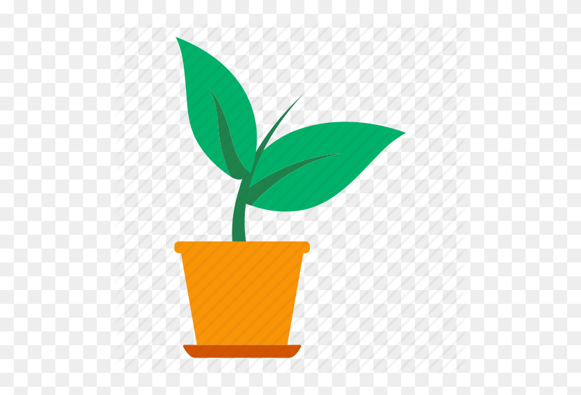 512x512 Eco, Ecology, Flower, Nature, Plant, Pot, Sprout Icon - Sprout PNG