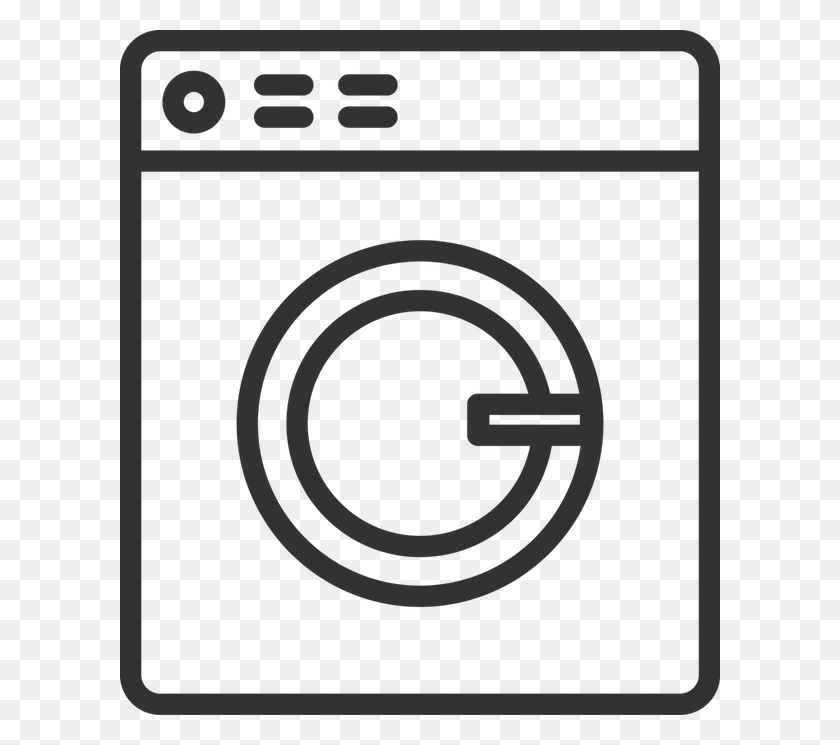 600x685 Eco Laundry - Washer Dryer Clipart