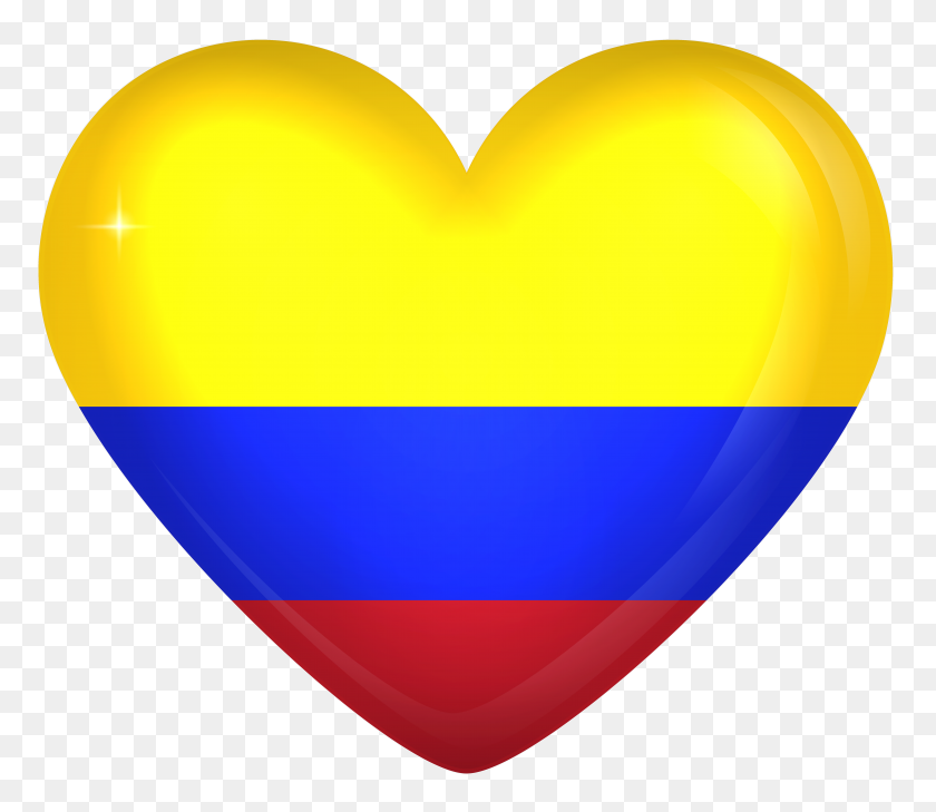 6000x5152 Ecuador Large Heart - Ecuador Clipart