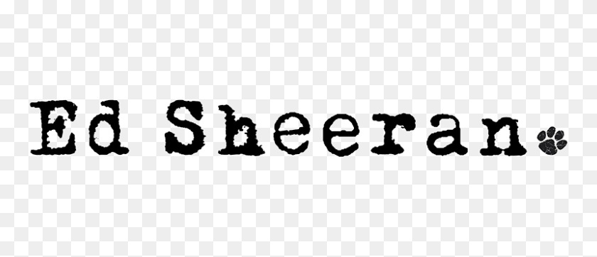 800x310 Ed Sheeran Logos - Ed Sheeran PNG