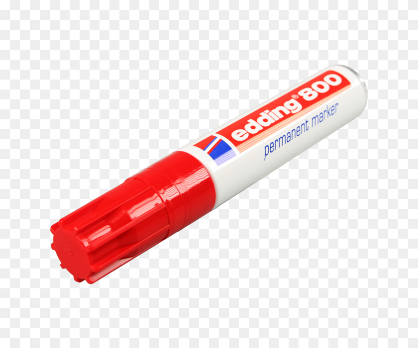 640x640 Edding Felt Pen, Type Red - Red Pen PNG