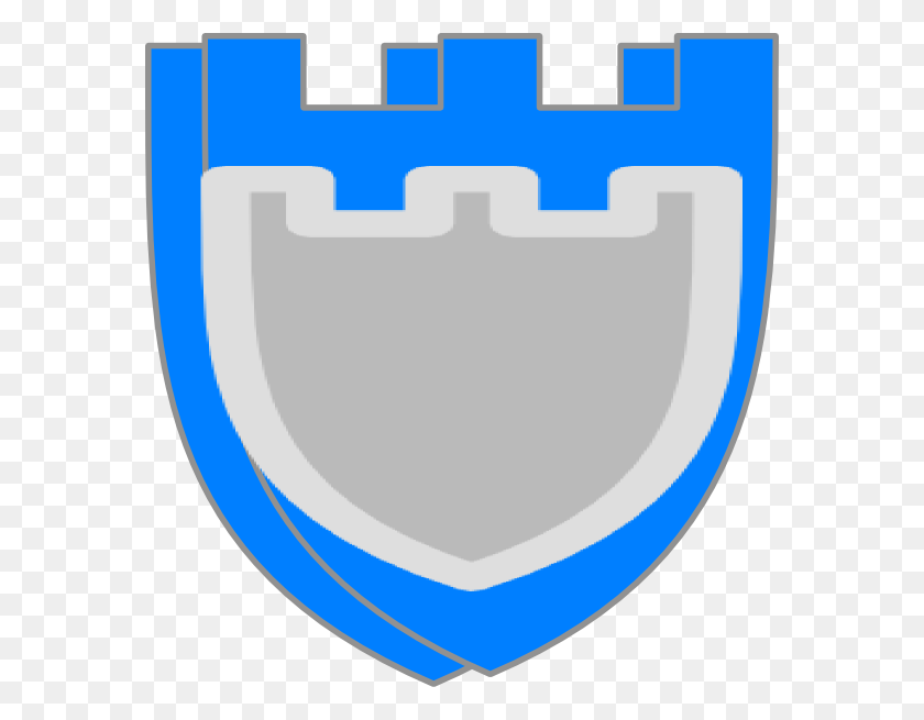 576x595 Edited Blue Shield Png, Clip Art For Web - Shield Clipart Transparent