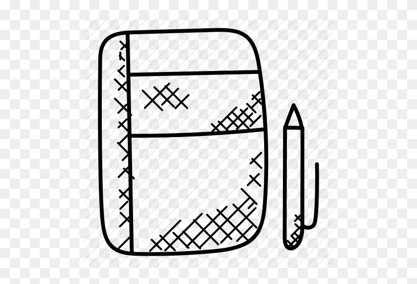 512x512 Editing, Notebook, Notes, Pencil, Writing Icon - Notebook And Pencil Clipart