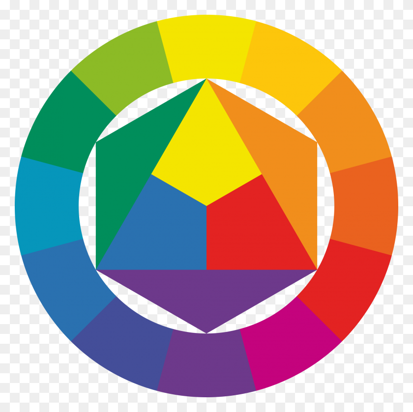 2000x2000 Edouard The Extended Color Wheel - Color Wheel PNG