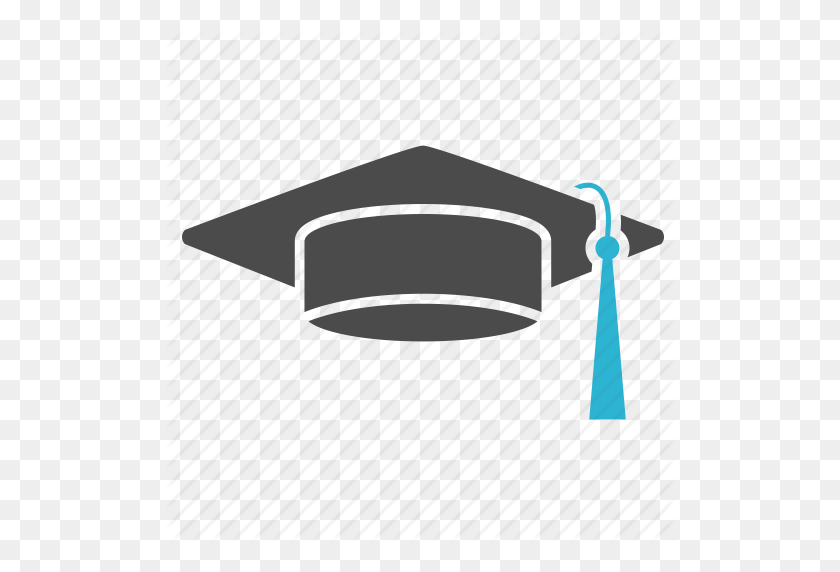 512x512 Educación, Graduación, Sombrero, Ciencia, Estudiante, Universidad Icono - Graduación Cap Vector Png
