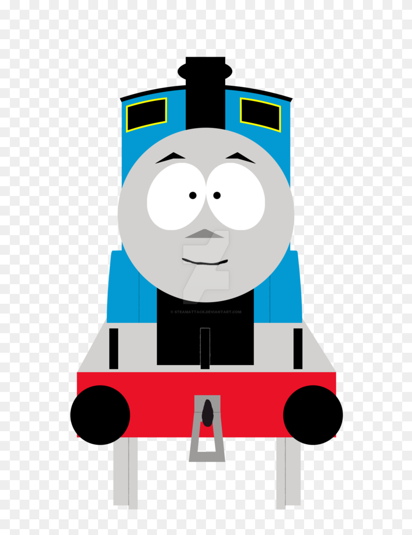 774x1032 Edward In South Park Style - Thomas The Tank Engine Clip Art
