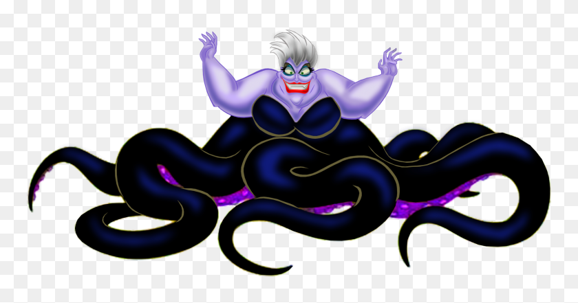 1600x782 Eels Clipart Ursula - Eel Clipart Black And White