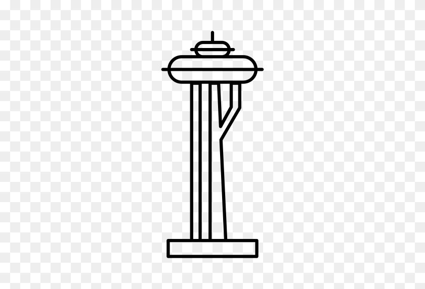 512x512 Eeuu Space Needle, Needle, Needle Needle And Thread Icon With Png - Hilo Png