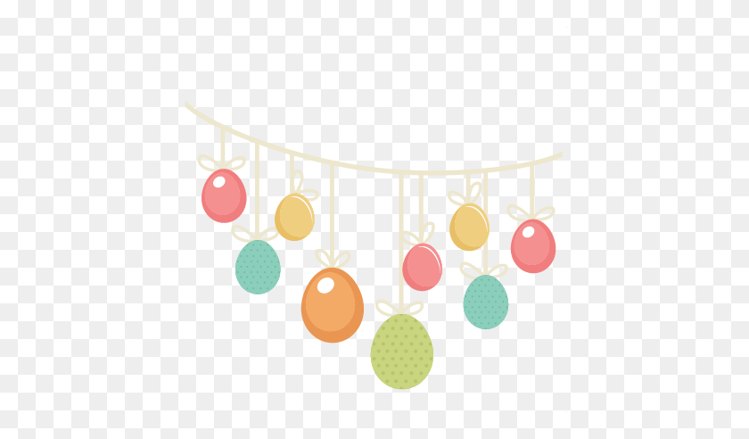 432x432 Egg Banner Cliparts - Easter Banner Clipart