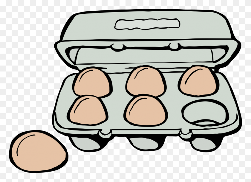 1061x750 Яйцо В Картонной Коробке Курица Жареные Яйца Еда - Яичный Рулет Клипарт