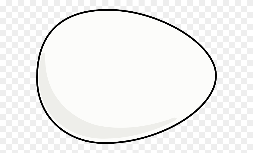 600x451 Huevo Clipart En Forma De Huevo - Negro Ovalado Png