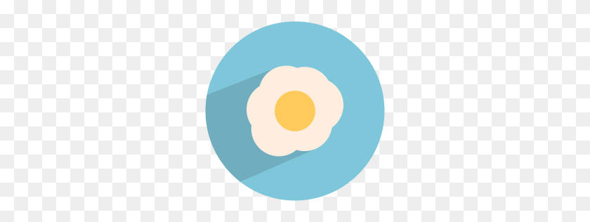256x256 Icono De Huevo Myiconfinder - Sunny Side Up Egg Clipart