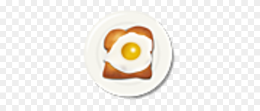 300x300 Egg Toast Breakfast Free Images - Bacon And Eggs Clipart