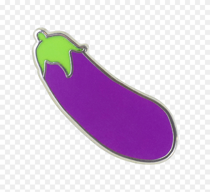 710x710 Eggplant Emoji Pin Emoji Pins - Eggplant Emoji PNG