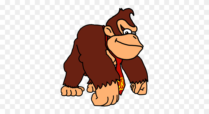352x400 Egminecraftcast On Twitter He Is The Protector Of His Island - Donkey Kong Clipart