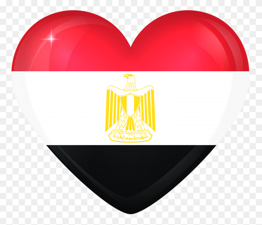 6000x5106 Egypt Large Heart - Egypt Clipart