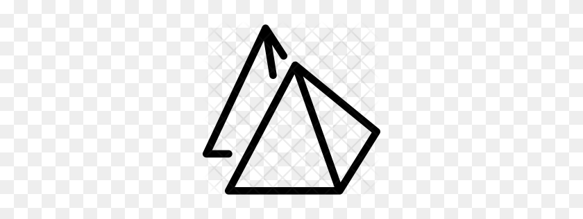 256x256 Иконка Египетская Пирамида - Египетская Пирамида Клипарт