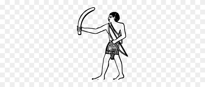 210x300 Egyptian Boomerang Clip Art Free Vector - Ancient Egypt Clipart