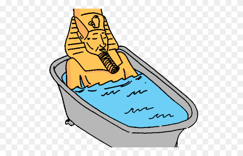 640x480 Egyptian Clipart Early Person - Bath Tub Clip Art