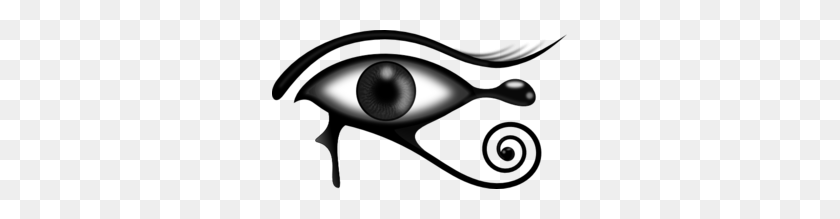 295x159 Egyptian Eye Clip Art - Egyptian Clipart Black And White