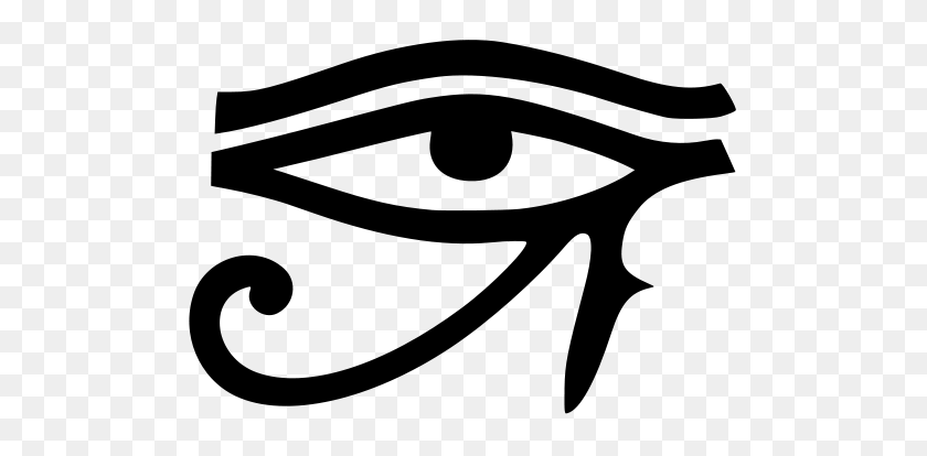 500x354 Egipcio Ojo De Horus Símbolos Illuminati - Símbolo Illuminati Png