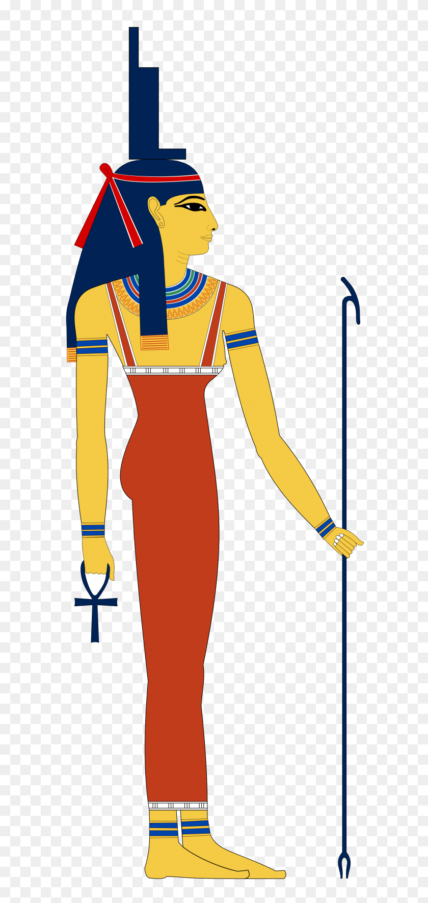 2000x4389 Egyptian Isis - Isis PNG