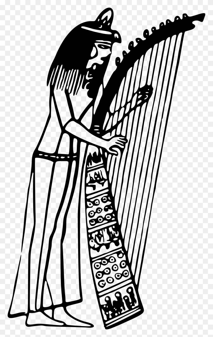 1468x2389 Египетский Музыкант Векторное Изображение Клипарта - Египетский Png