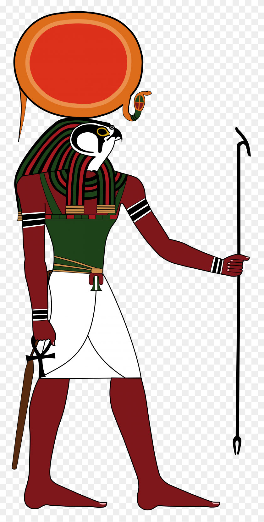 3333x6844 Египетский Символ Клипарт - Глаз Гора Клипарт