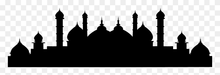 1115x326 Eid Mosque Png Downloads Vector, Clipart - Mosque Clipart
