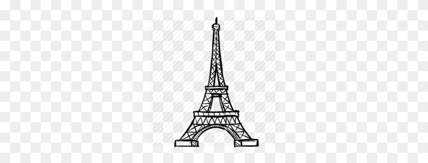 260x260 Eiffel Clipart Clipart - Suspension Bridge Clipart