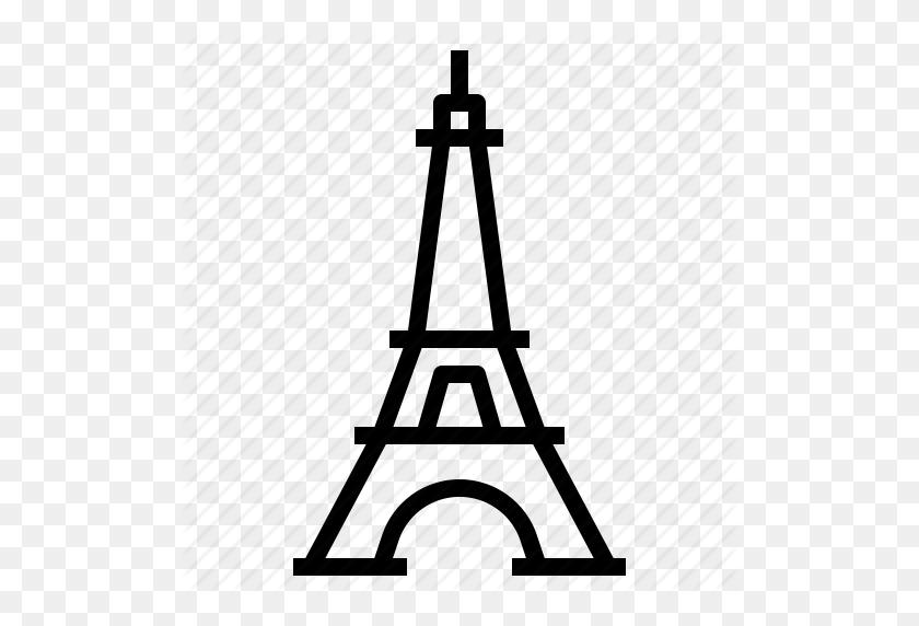 512x512 Eiffel, France, Landmark, Tower, Travel Icon - Eiffel Tower Clip Art